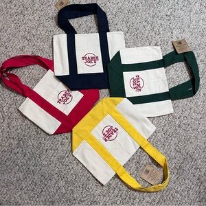 NEW Trader Joe’s Mini Tote Bag SET of Four- Viral Limited Edition- Almost Gone!!